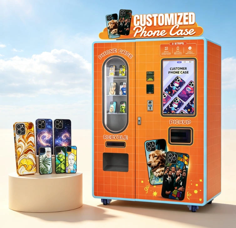Consider the Fully Automatic Customize Phone Case Vending Machine from Wider Matrix
