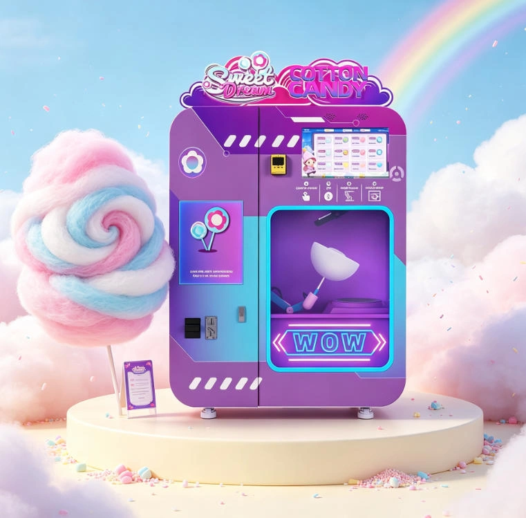 Cotton candy vending machine profit chart USA