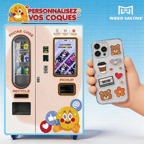Wider Matrix WM880 smart phone case vending machine