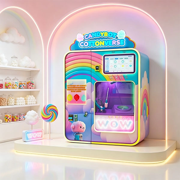 ROI analysis chart for cotton candy vending machine from China supplier