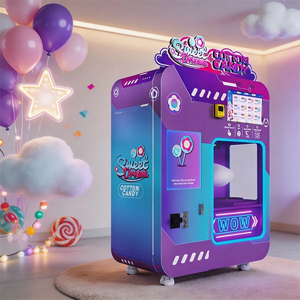 ROI analysis chart for cotton candy vending machine in Europe