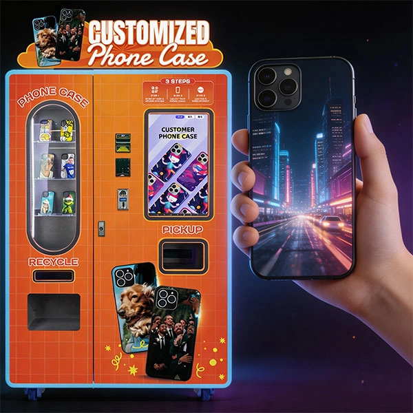 ROI analysis chart for phone case vending machine