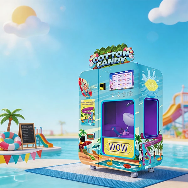 Cotton candy vending machine profit analysis chart