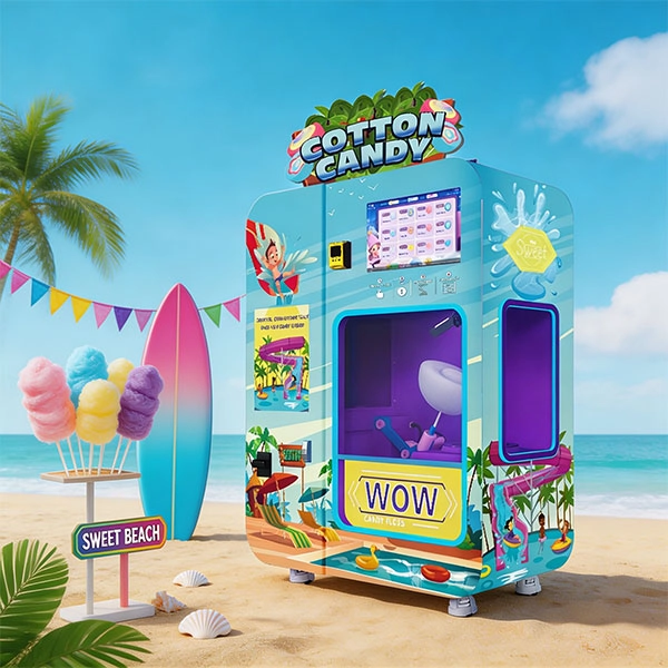 What Is an OEM Cotton Candy Vending Machine