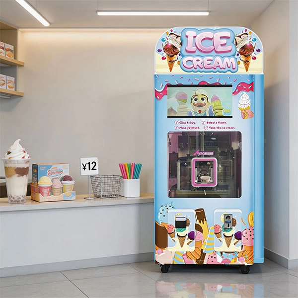 How much does an automatic ice cream vending machine cost