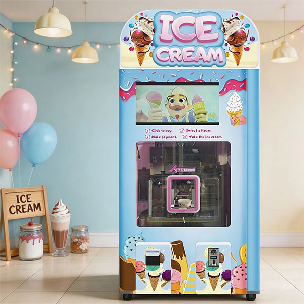 The official WM550 automatic ice cream vending machine