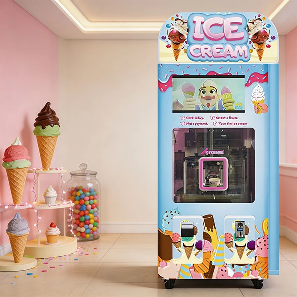 Negocio de máquinas expendedoras de helado