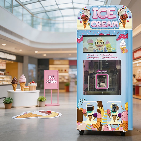 El éxito o el fracaso de un negocio de máquinas expendedoras de helados depende totalmente de su ubicación.