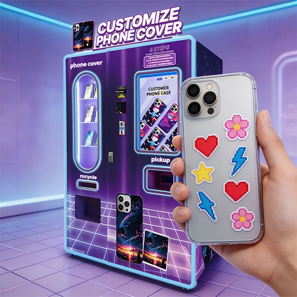 Why buyers look for a phone case vending machine in China
