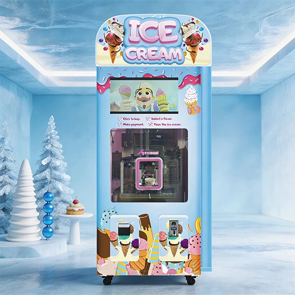 Unattended Ice Cream Vending Machine USA