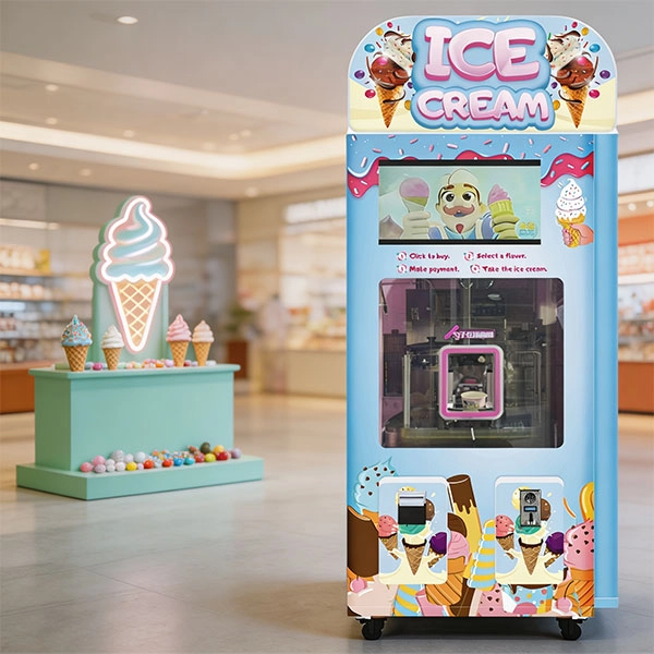 We have covered ice cream vending machines in China