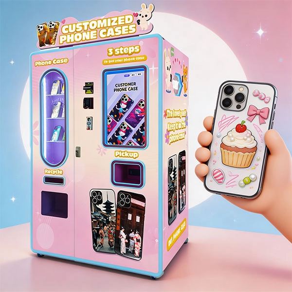 a DIY phone case vending machine business is to investigate