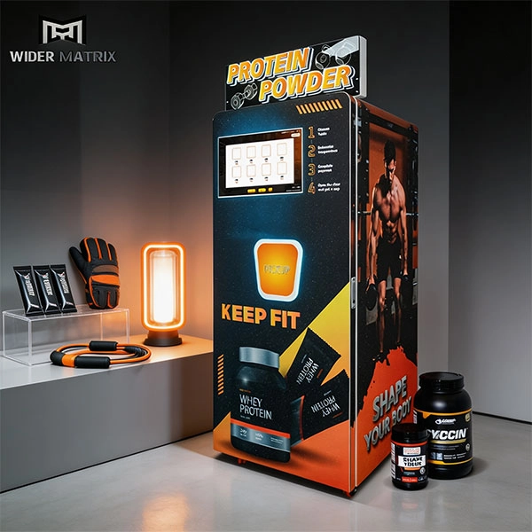 Unattended Post-Workout Nutrition Vending Kiosk