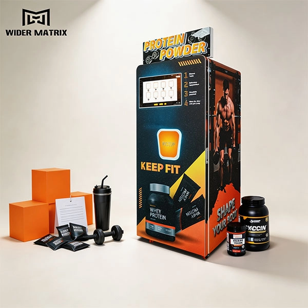 How an unattended post-workout nutrition kiosk works