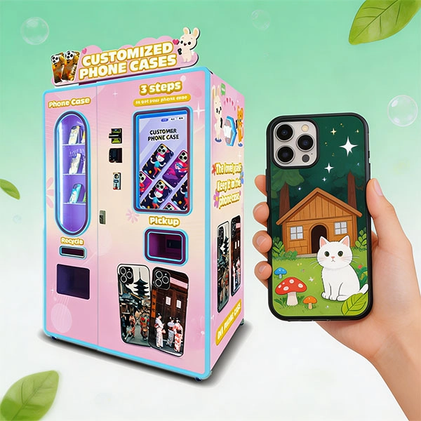 La búsqueda "máquina expendedora de fundas para celular cerca de mí" no es algo para lo que puedas posicionarte directamente