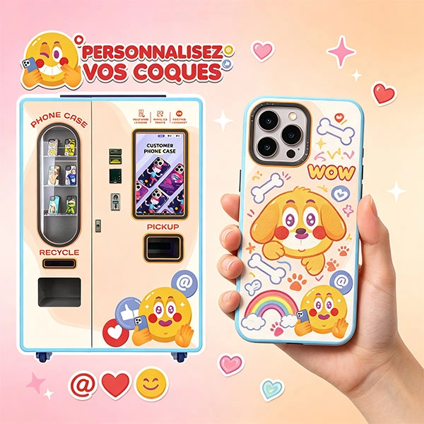 A phone case vending machine is not a toaster.
