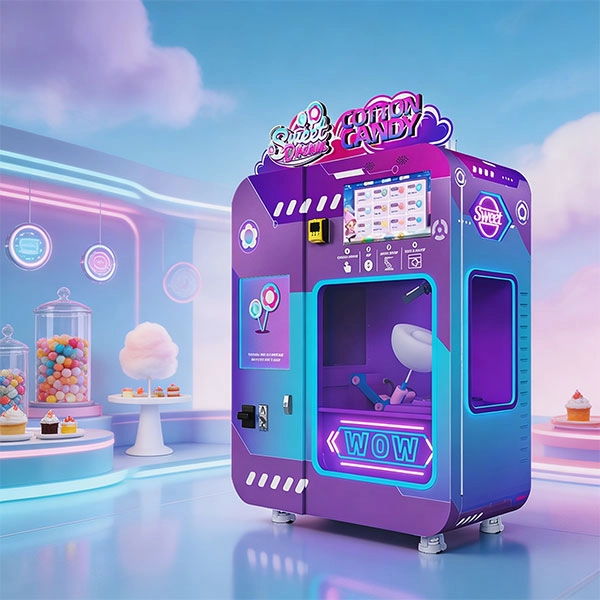 Guía sobre la mejor máquina expendedora de algodón de azúcar para parques temáticos