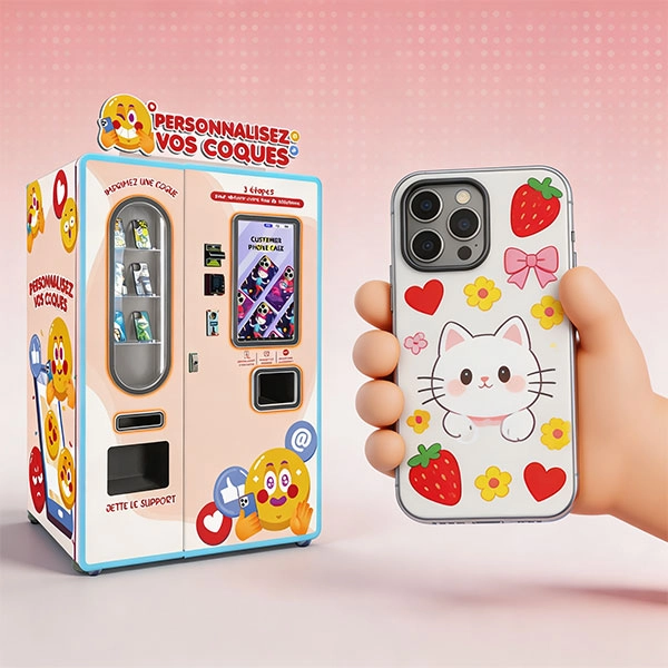 Dónde funciona mejor una máquina expendedora de fundas personalizadas para celular
