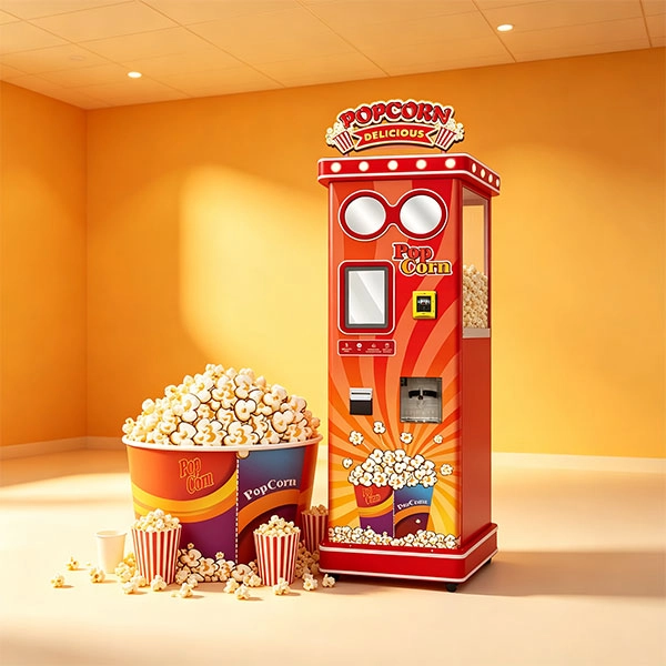 Ahí es donde una máquina expendedora automática de palomitas de maíz cambia el panorama.