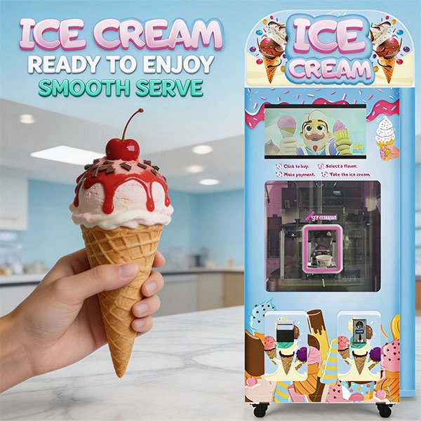 When buyers ask about ice cream vending machine price