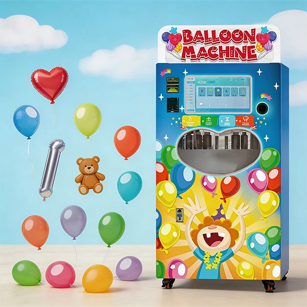 How much does a self-service balloon machine cost