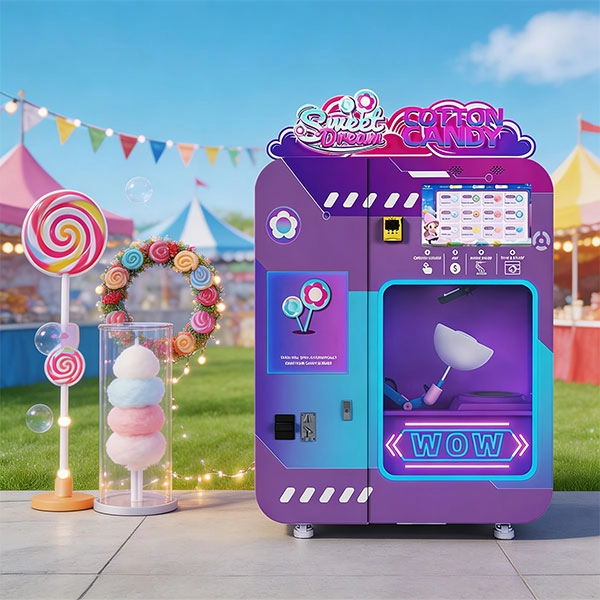 Where can I find a cotton candy vending machine and a supplier I can trust
