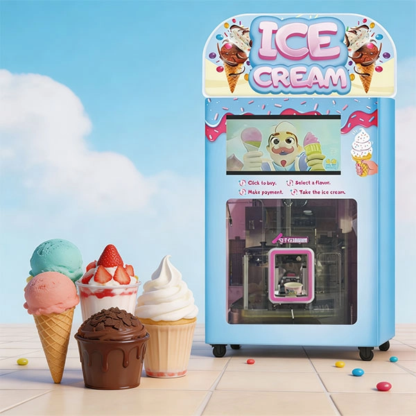 What ice cream vending machines are available right now