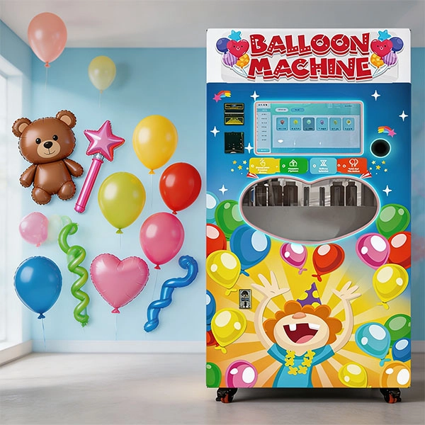 Where a smart balloon vending machine works best