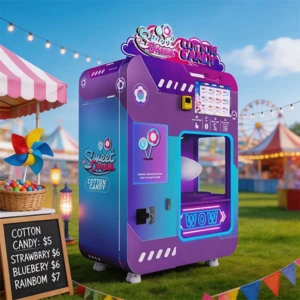 Cotton candy vending machine USA supplier: how to find one you can trust