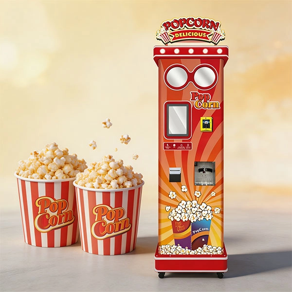 a popcorn vending machine factory