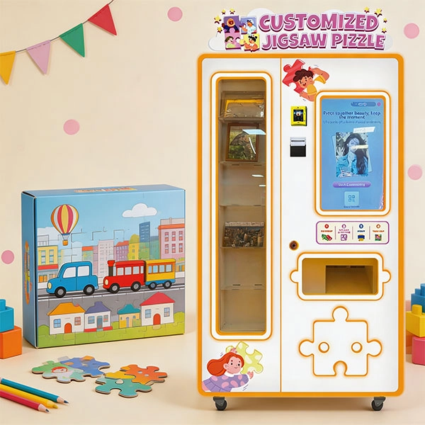 Photo puzzle vending machine