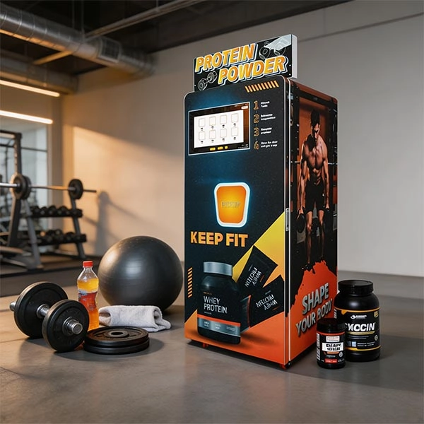 What a protein shake vending machine costs in Canada