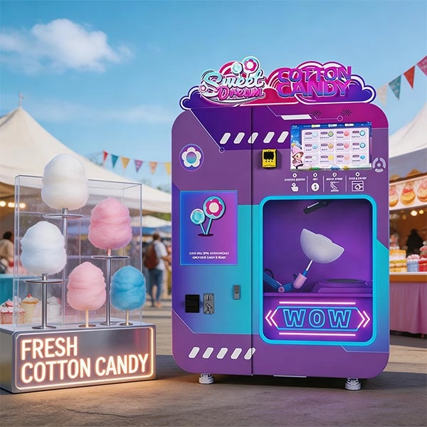 the best cotton candy vending machine for mall