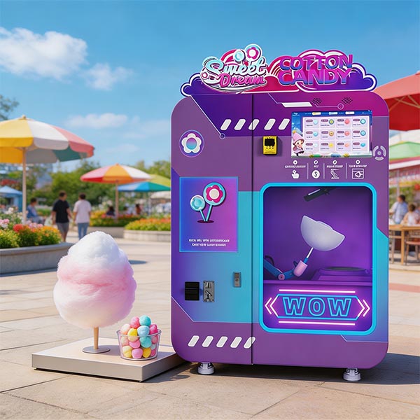 Display Screen Cotton Candy Machine
