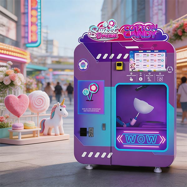 see our page on the automatic cotton candy vending machine.