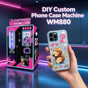 آلة تصنيع أغطية الهواتف المخصصة بنظام «افعلها بنفسك» WM880 | Wider Matrix