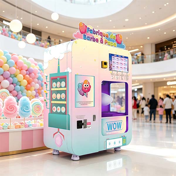 Cotton Candy Vending Machine for Shopping Mall