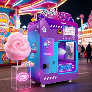Cotton candy vending machine vs popcorn vending machine: which is better for a shopping mall