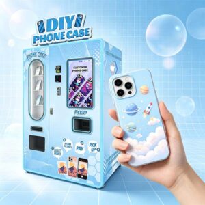 What is the minimum order quantity for a phone case vending machine?