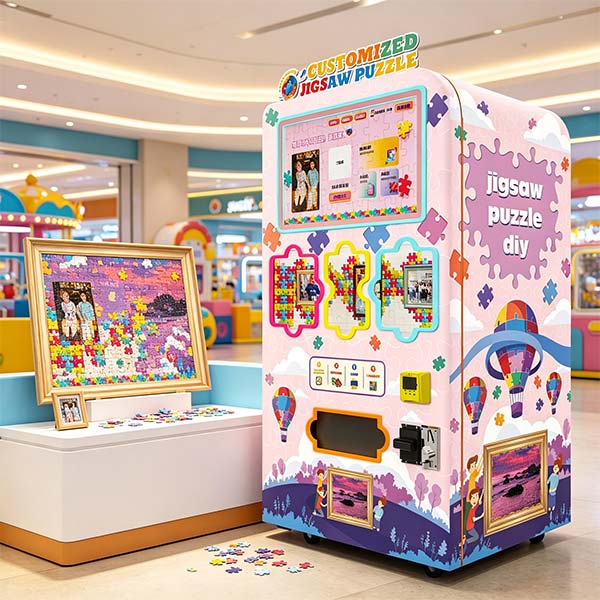 Jigsaw Puzzle Vending Machine for Gift Shop