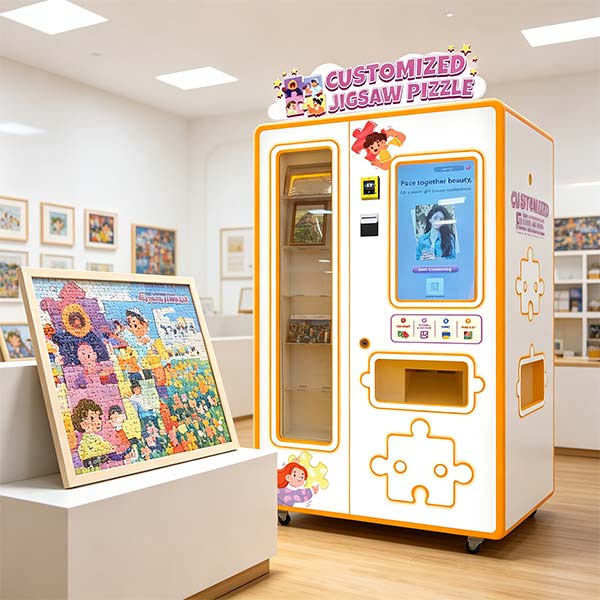 Puzzle Vending Machine with Custom Designs