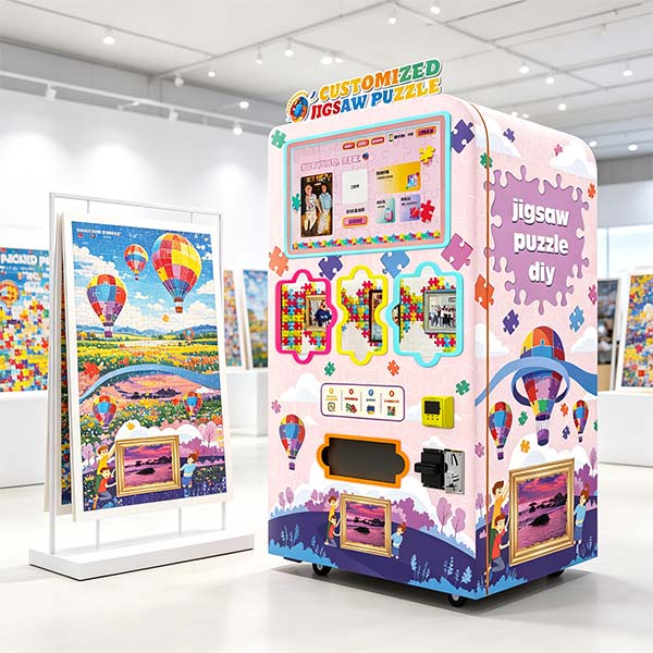 a custom jigsaw puzzle vending machine supplier