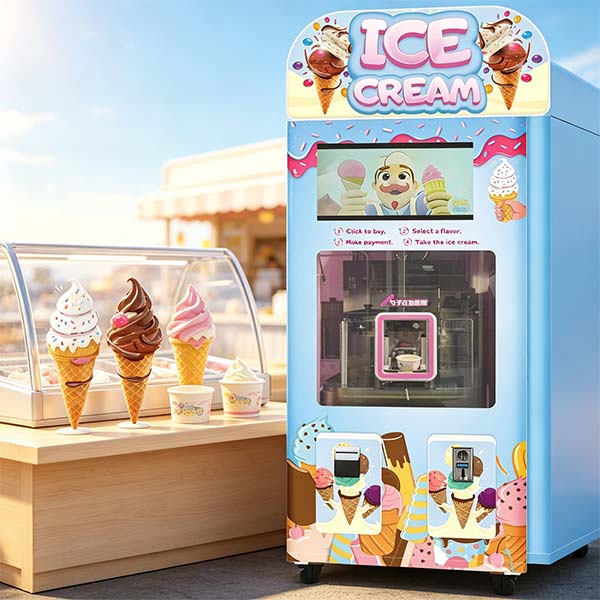 Self-Service Ice Cream Vending Machine Singapore