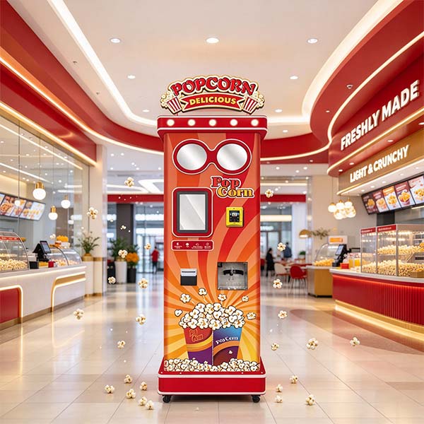 the cinema popcorn vending machine business model.