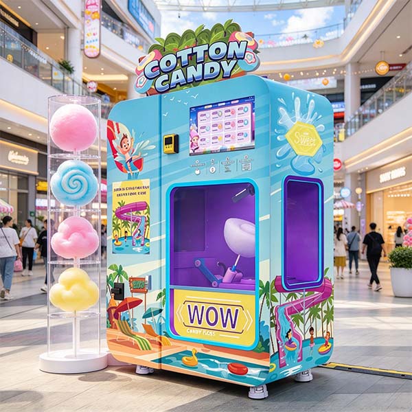 A cotton candy machine has exactly two consumables