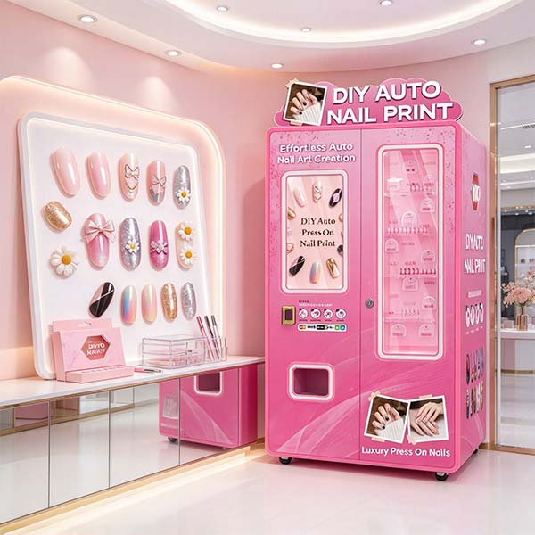 Why a salon owner looks for a nail art vending machine