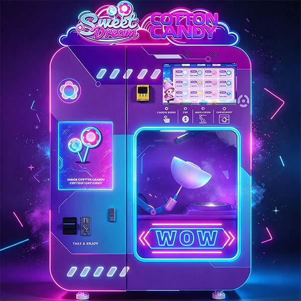 The price of a cotton candy automatic machine