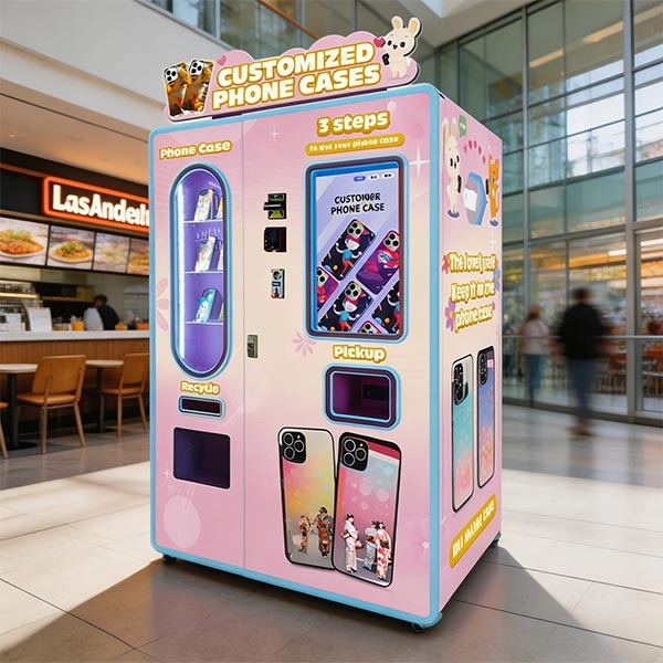phone case vending machine project at a Los Angeles shopping mall 2-2