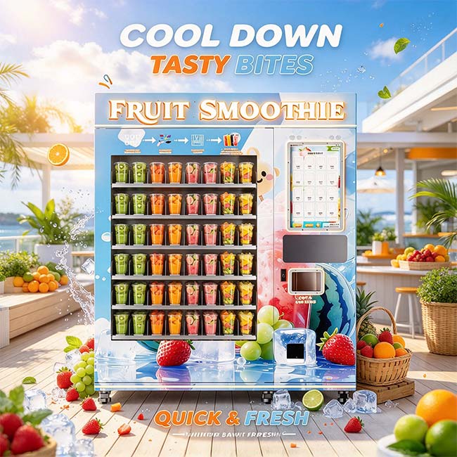 What to read on a smoothie vending machine specification sheet