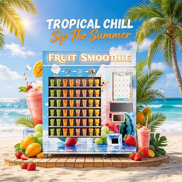 Smoothie Vending Machine Price | WM666 by Wider Matrix by WiderMatrix